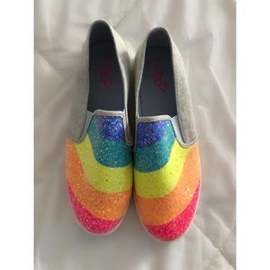 Jojo Siwa Rainbow slip on shoes